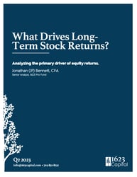 What Drives Long-Term Stock Returns? Analyzing the primary driver of equity returns.