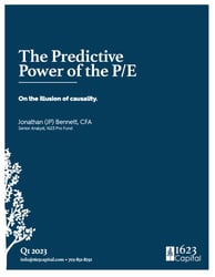 The Predictive Power of the P/E: On the illusion of causality.